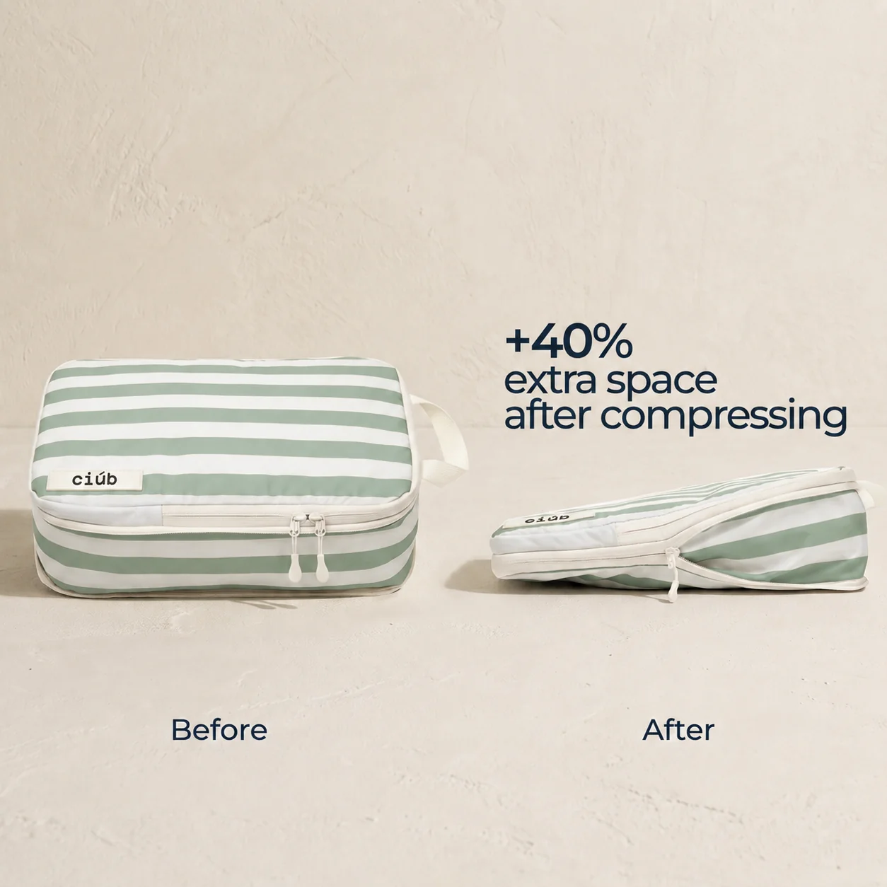 Stripe Compression Packing Cubes - Image 3